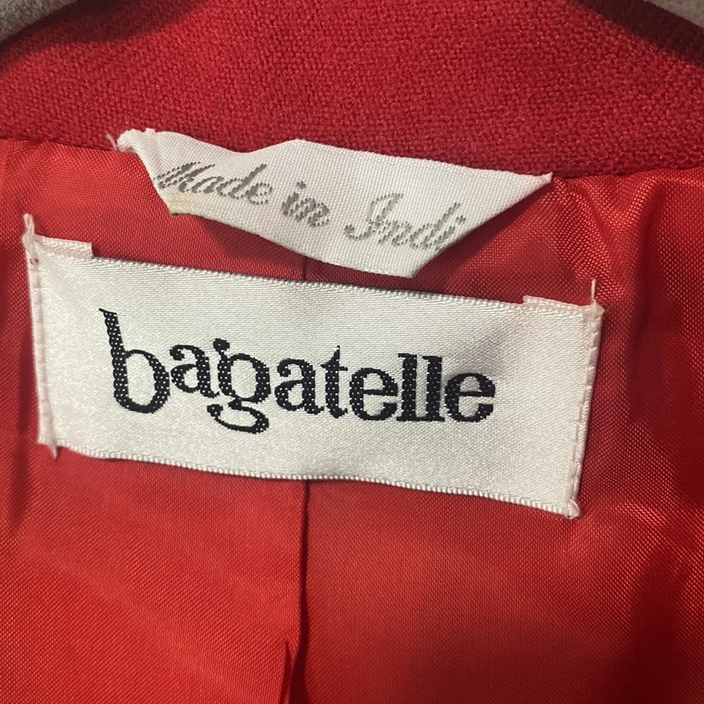 Bagatelle vintage red blazer size US 10 - Picture 2 of 4